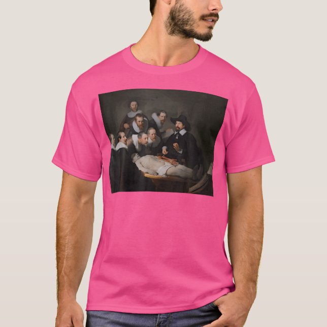 T-shirt Leçon D'Anatomie Du Dr Nicolaes Tulp Par Rembran (Devant)
