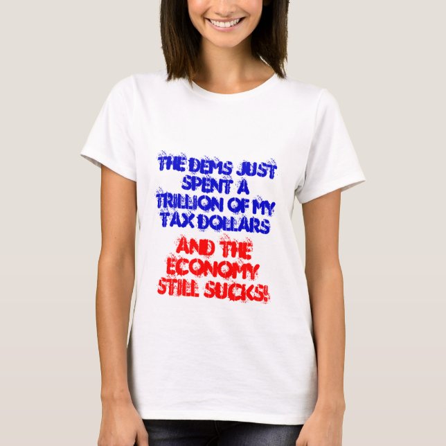 T-shirt L'économie suce toujours (Devant)