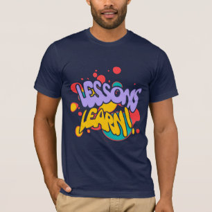 T-SHIRT LEÇONS DE PROJECTION DE PEINTURE POUR HOMMES TEE S