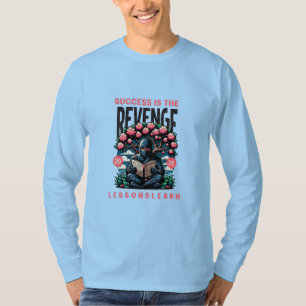 T-SHIRT LEÇONS DE VENGEANCE DE SUCCÈS POUR HOMMES MANCHE L