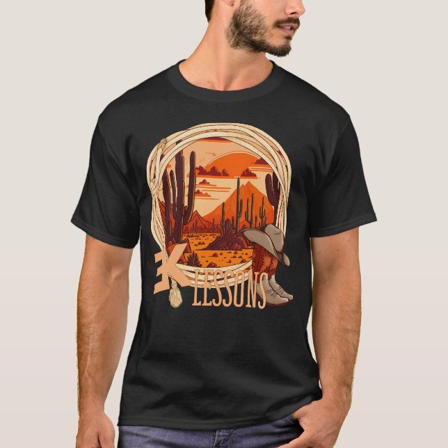 T-shirt Leçons Ek - Conception de la chute d'été (Devant)