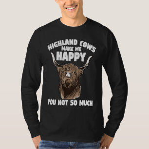 T-shirt L'Écosse Les vaches highland de la ferme me renden