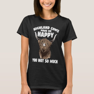 T-shirt L'Écosse Les vaches highland de la ferme me renden