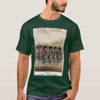 T-shirt L'Ecosse mignonne - joueurs de cornemuse sur le