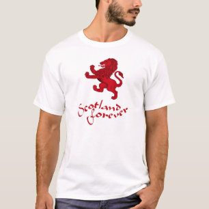 T-shirt L'Ecosse pour toujours, lion effréné