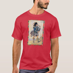 T-shirt L'Ecosse vintage, l'oscillation du kilt