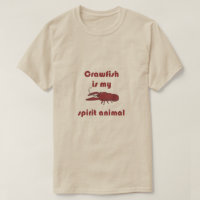 L'écrevisse est mon tee - shirt animal de Cajun