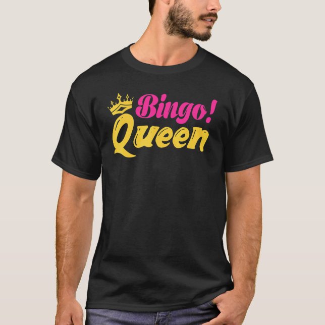 T-shirt Lecteur Bingo Queen Bingo (Devant)