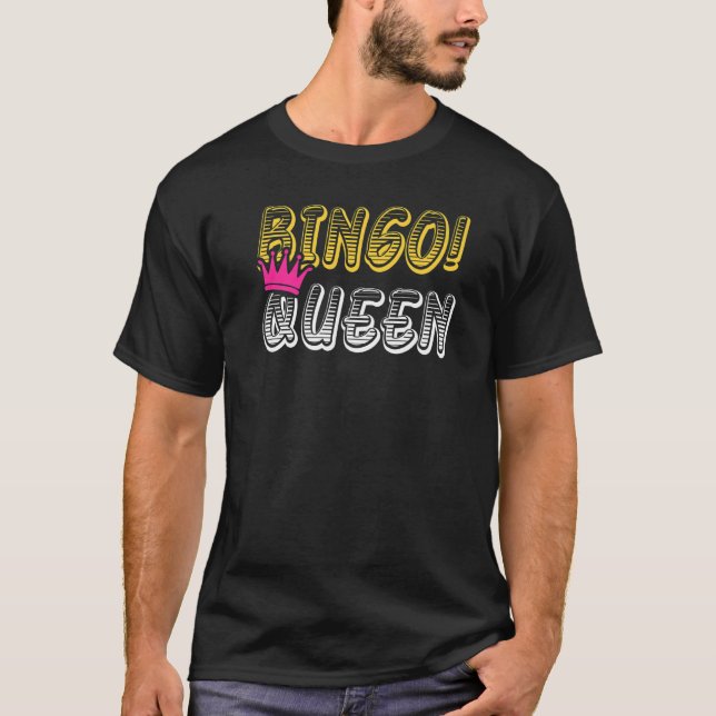 T-shirt Lecteur Bingo Queen Bingo (Devant)