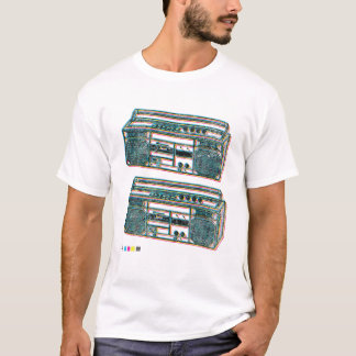 T-shirt Lecteur de bande de la cassette 80S / Grille de gh