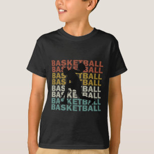 T-shirt Lecteur de basket-ball style rétro vintage