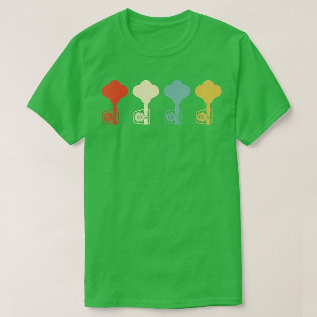 T-shirt Lecteur de basse vintage Retro (Design devant)