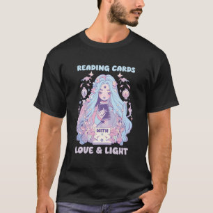 T-shirt Lecteur De Carte Tarot Avec Amour Et Lumière