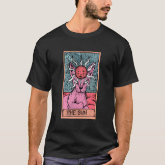 T-shirt Lecteur de carte Tarot Chat Sun Sphynx Gothic Occu
