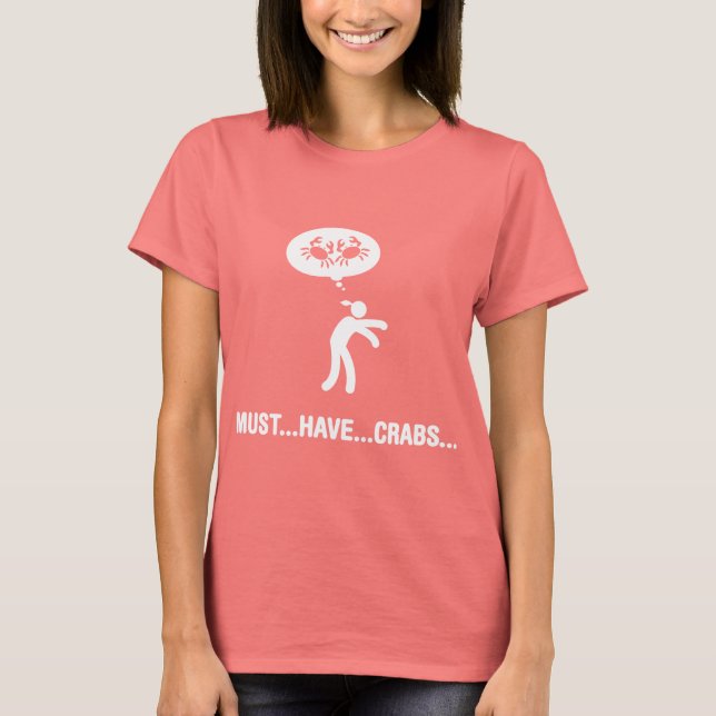 T-shirt Lecteur de crabe (Devant)