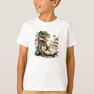 T-shirt Lecteur de dinosaure T-Rex 