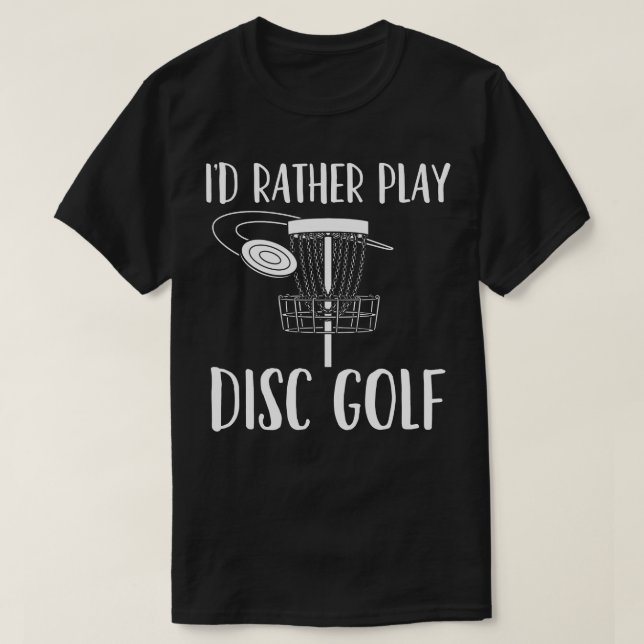 T-shirt Lecteur de golf Disc Golf Golf (Design devant)