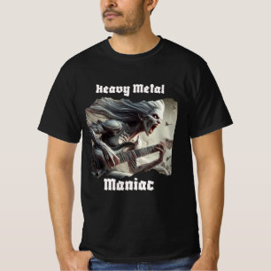 T-shirt Lecteur de guitare en métal lourd