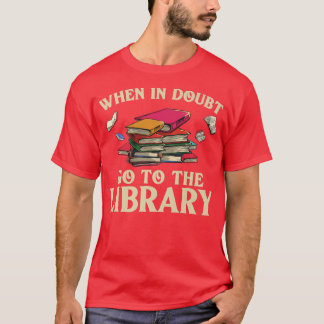 T-shirt Lecteur de livre cool Men Women Library Theme Book