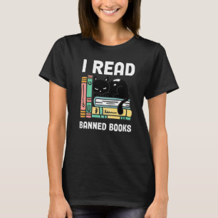 T-shirt Lecteur de livres interdits Bookworm Je lis des li