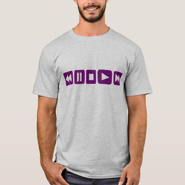 T-shirt Lecteur de musique (Devant)
