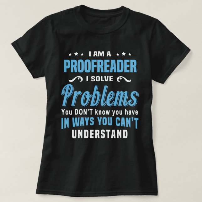 T-shirt Lecteur d'épreuves (Design devant)