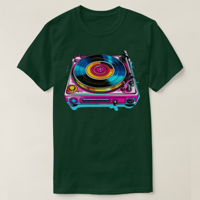 T-shirt Lecteur enregistrement 1 (Design devant)