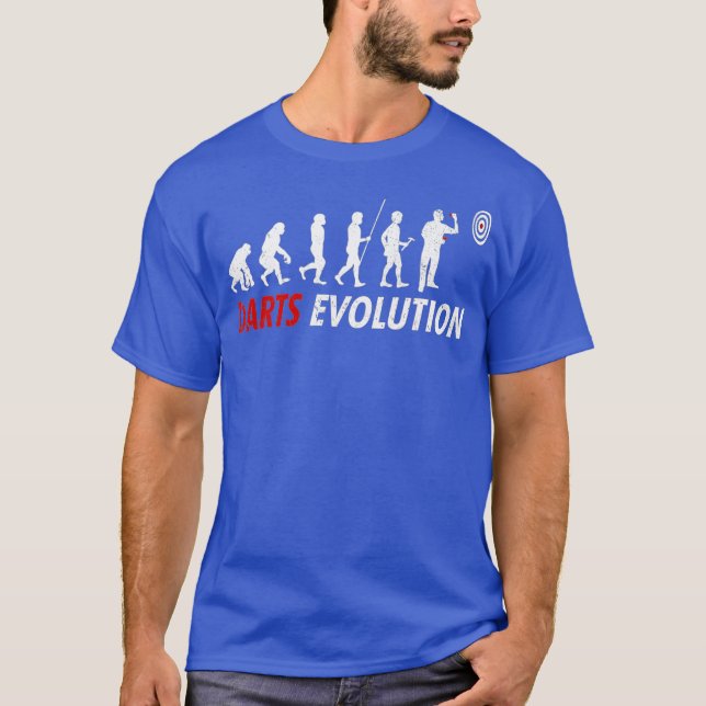 T-shirt Lecteur fléchettes évolution (Devant)