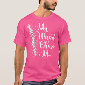 T-shirt Lecteur Flûte Instrument de musique Ma main Choisi
