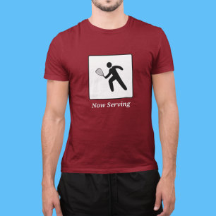T-shirt Lecteur Racquetball Piéton Signe Rue Et Texte