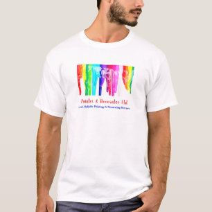T-shirt Lecteurs de peinture multicolores, Peintre & Décor