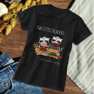 T-Shirt Lecteurs de Twin Raccoons Mommy-to-Be
