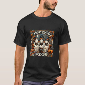 T-shirt Lecteurs éffrayants Book Club Retro Halloween Book