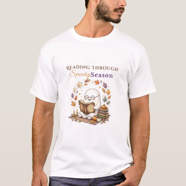 T-shirt Lecture à travers la saison effrayante | Lecture f (Devant)