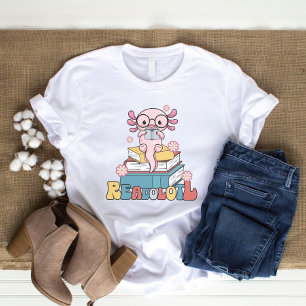 T-shirt Lecture Axolotl Pun Cute Bookworts Reader Shirt