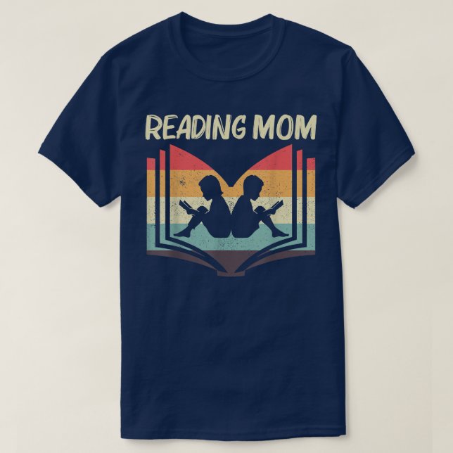 T-shirt Lecture Cool Pour Maman Maman Amoureux De Livre Li (Design devant)