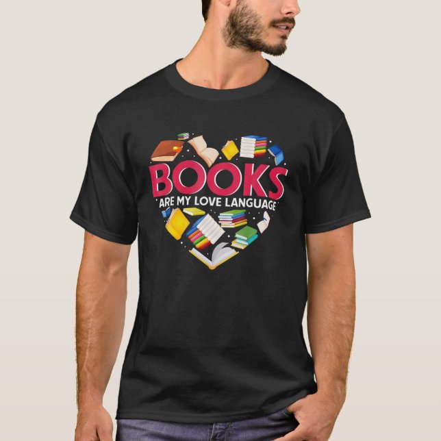 T-shirt Lecture de cadeaux Lover Librairie Les Livres Sont (Devant)