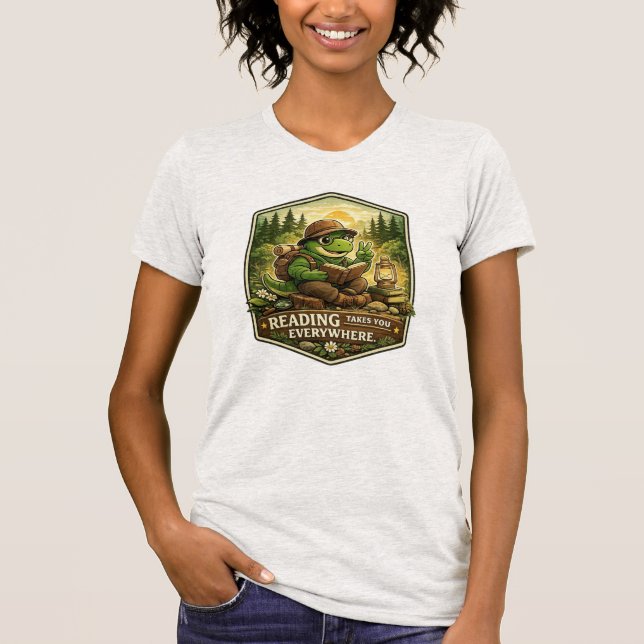 T-shirt Lecture de Dino (Devant)