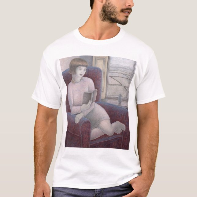 T-shirt Lecture de fille dans le fauteuil 2009 (Devant)