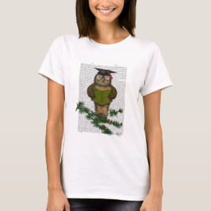 T-shirt Lecture de hibou sur la branche