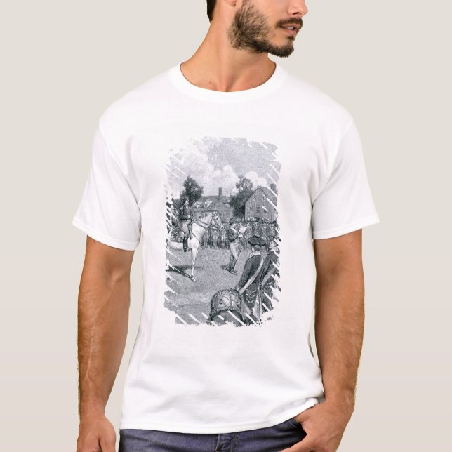T-shirt Lecture de la déclaration avant Washington (Devant)