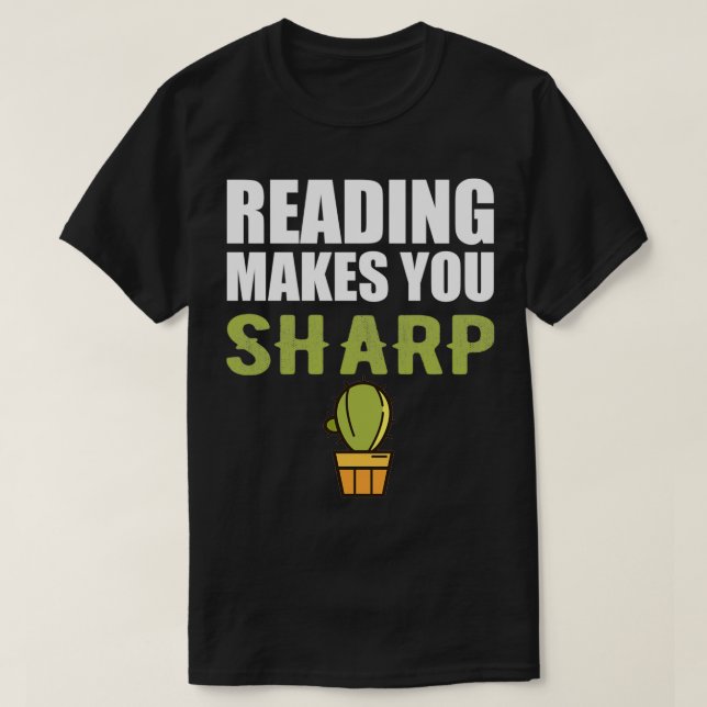 T-shirt Lecture de lecture vous rend vif (Design devant)