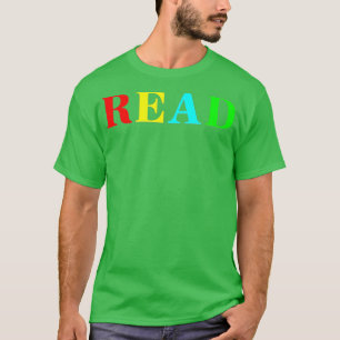 T-shirt Lecture de l'enseignant Lire dans le livre de coul