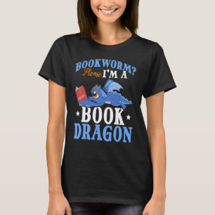 T-shirt Lecture de livre Imaginaire Créature Cute Livre Dr