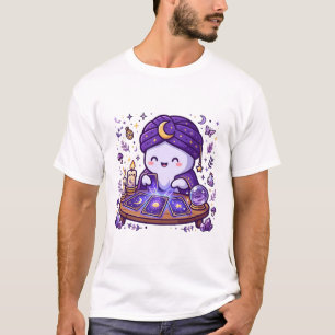 T-shirt Lecture de tarot fantôme Mystique Art Halloween
