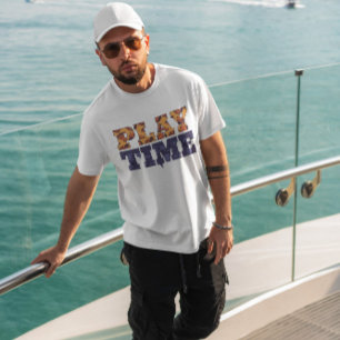 T-shirt Lecture du Motif de texte du temps