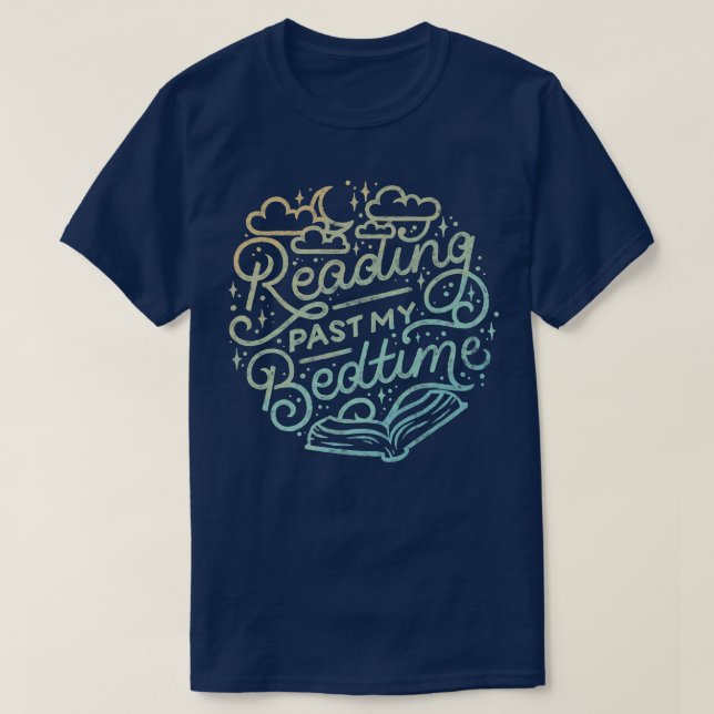 T-shirt Lecture du passé mon coucher609 (Design devant)