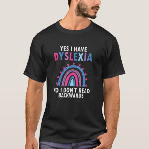 T-shirt Lecture dyslexique pour la dyslexie Sensibilisatio