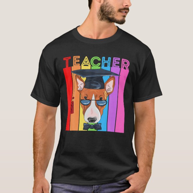 T-shirt Lecture Enseignant Amoureux de les chiens mignonne (Devant)