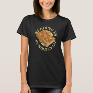T-shirt Lecture est Fondamentale Poésie de Geek Bibliophil